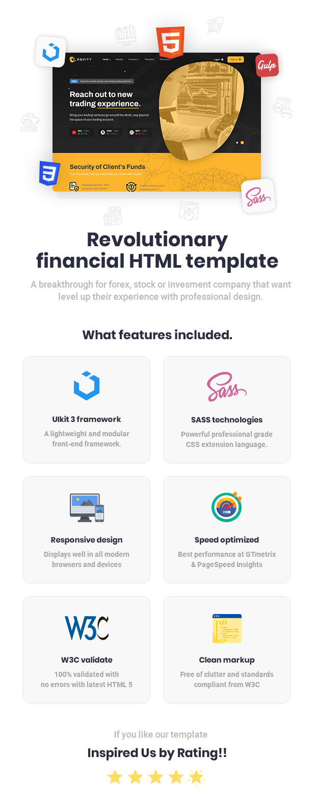 Equity Premium HTML5 Template