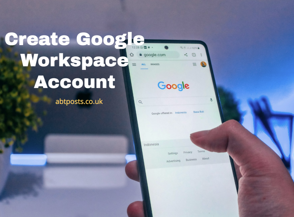 Create Google Workspace Account