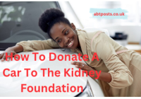 How To Donate A Car To The Kidney Foundation