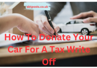 How To Donate Your Car For A Tax Write Off